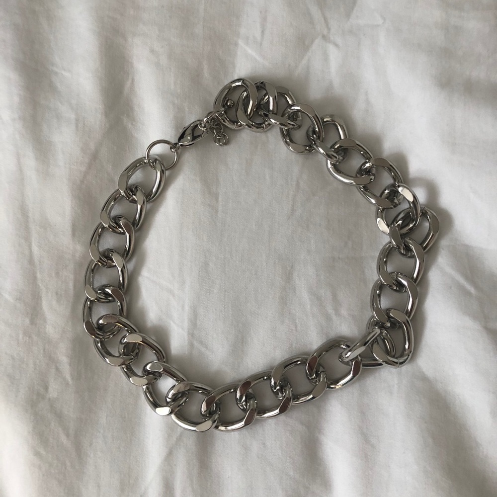 asos silver chain